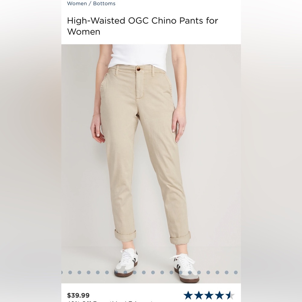 Old Navy- OGC Chino Pants for women.